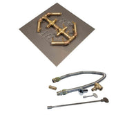 Octagonal Brass Burner/Square Plate - CFBO140